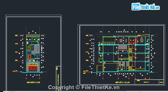 Nhà phố 3 tầng,bản vẽ cad nhà 3 tầng,nhà 3 tầng,kết cấu kiến trúc nhà 3 tầng,Mẫu nhà phố 3 tầng